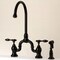 Kingston Brass KS7795TALBS Bridge Kitchen Faucet W/ Brass Sprayer, Oil Rubbed Bronze KS7795TALBS - alternate 2